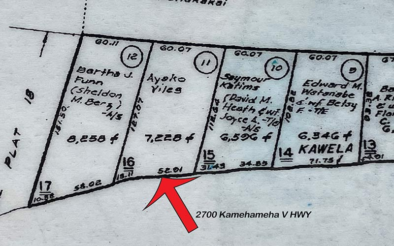 2700 Kamehameha Hwy, Kaunakakai, Hawaii 96748, ,Land,Pending,Kamehameha Hwy,1086